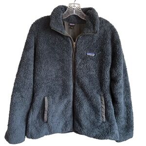 Patagonia Los Gatos Full Zip high Fleece Jacket Charcoal Grey Womens Large 25216